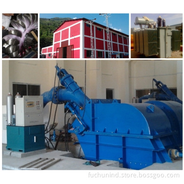 Pelton Turbine (two nozzle) /Hydro Turbine/Power Plant